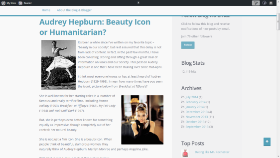 Audrey Hepburn - Beauty Icon or Humanitarian