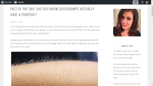 DID YOU KNOW GOOSEBUMPS ACTUALLY HAVE A PURPOSE